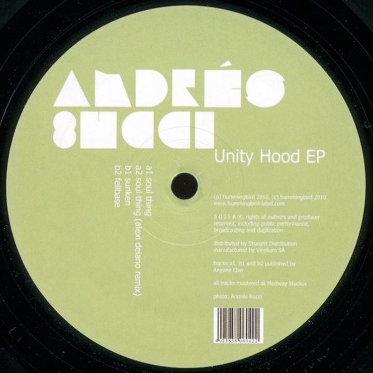 Andres Bucci Unity Hood EP